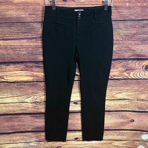 Anthropologie Classic Black Cropped Pants